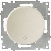 Переключатель без рамки OneKeyElectro Florence 1-кл. проходной бежевый картинка